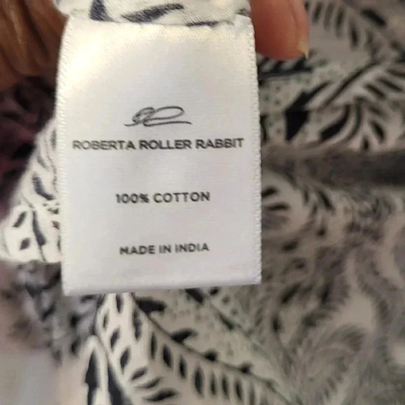 Roberta Roller Rabbit Beaded Embroidered Embellishments Bohemian Tunic Top(XS) - Picture 7 of 8